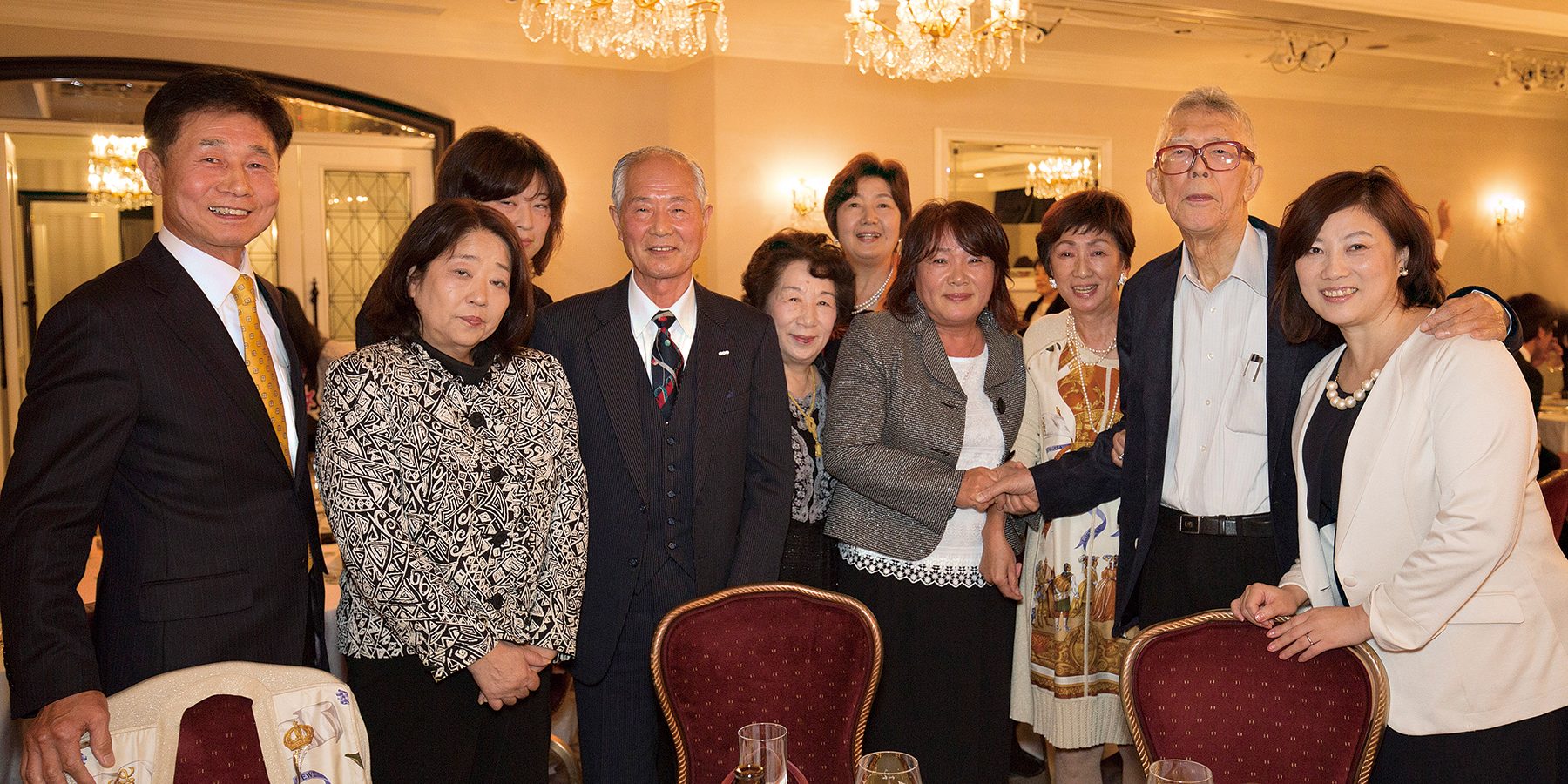 丹羽先生の誕生日会の様子